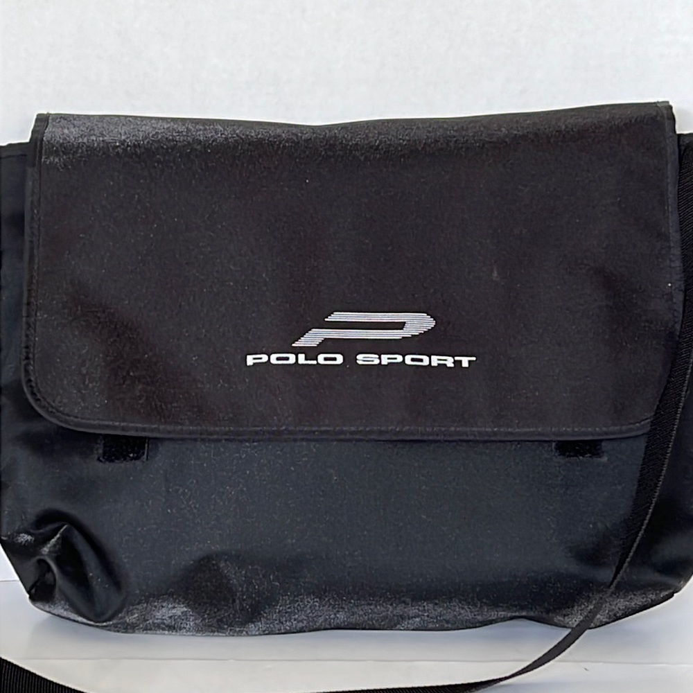 POLO Sport Nylon Messenger Crossbody/Shoulder Bag